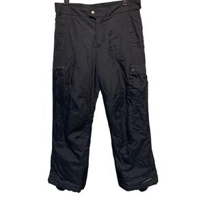 Columbia Youth Ski Snowboard Pants Black Omni Shield Waterproof Size 10 12